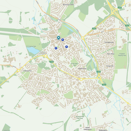 Map of Cirencester